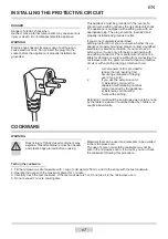 Предварительный просмотр 67 страницы Amica AMG 17E70 GV Instruction Manual