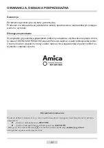 Предварительный просмотр 24 страницы Amica AMG 20E80GI Instruction Manual