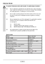 Preview for 73 page of Amica AMG 20E80GI Instruction Manual