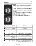 Предварительный просмотр 22 страницы Amica AMG 20M70 GSV Instruction Manual