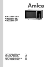 Preview for 1 page of Amica AMG23E90GBIV Instruction Manual