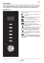 Preview for 53 page of Amica AMG23E90GBIV Instruction Manual