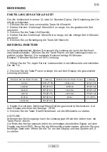 Preview for 54 page of Amica AMG23E90GBIV Instruction Manual