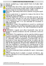 Preview for 4 page of Amica AMGF20E1GI Operating Instructions Manual