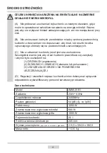 Предварительный просмотр 4 страницы Amica AMM20BI Instruction Manual