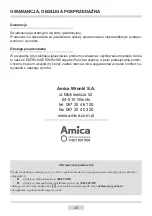 Предварительный просмотр 25 страницы Amica AMM20BI Instruction Manual