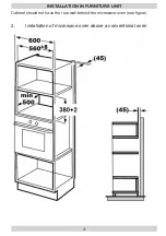 Preview for 4 page of Amica AMM25BI Installation Manual