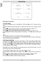 Предварительный просмотр 14 страницы Amica AMMB20E1GB Operating Instructions Manual