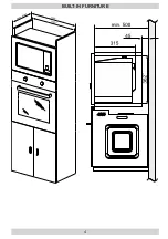 Preview for 4 page of Amica AMMB20E1GI INTEGRA Installation Manual