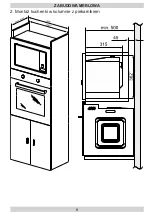 Preview for 8 page of Amica AMMB20E1GI INTEGRA Installation Manual