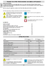 Preview for 20 page of Amica AMMB20E2SGB Instruction Manual