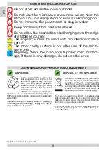 Preview for 8 page of Amica AMMB20M1GI Operating Instructions Manual