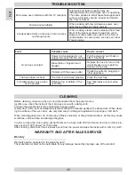 Preview for 40 page of Amica AMMB25E1GW Operating Instructions Manual