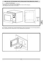 Preview for 21 page of Amica AMMB25E2GI X-TYPE Installation Manual