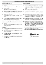 Preview for 17 page of Amica APM 3011 Operating Instructions Manual