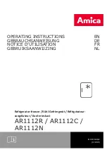 Amica AR1112C Operating Instructions Manual preview