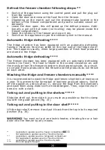 Preview for 24 page of Amica AR1112C Operating Instructions Manual