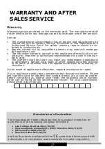 Preview for 27 page of Amica AR1112C Operating Instructions Manual