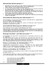 Preview for 45 page of Amica AR1112C Operating Instructions Manual