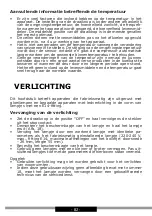 Предварительный просмотр 82 страницы Amica AR1112C Operating Instructions Manual