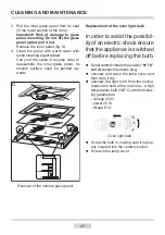 Preview for 23 page of Amica ASC360SS Instruction Manual