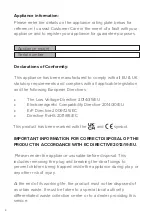 Preview for 4 page of Amica AWC150 Use And Maintenance