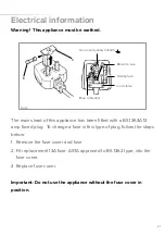 Preview for 21 page of Amica AWC300 Installation, Use And Maintenance Manual