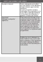 Preview for 13 page of Amica AWDI814D Operating Instructions Manual