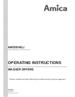Amica AWDI914GJ Operating Instructions Manual preview
