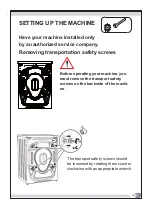 Предварительный просмотр 22 страницы Amica AWDS914DJ Instruction Manual