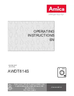 Amica AWDT814S Operating Instructions Manual preview