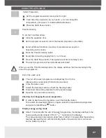 Предварительный просмотр 27 страницы Amica AWDT814S Operating Instructions Manual