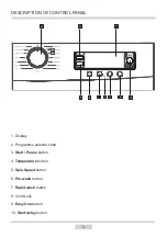 Предварительный просмотр 9 страницы Amica AWN612D Instruction Manual