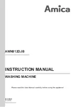 Предварительный просмотр 1 страницы Amica AWN912DJB Instruction Manual