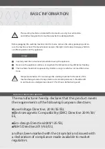 Preview for 5 page of Amica AWS612S Operating Instructions Manual