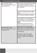 Preview for 8 page of Amica AWS612S Operating Instructions Manual