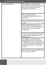 Preview for 14 page of Amica AWS612S Operating Instructions Manual