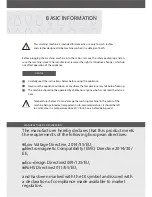 Preview for 5 page of Amica AWS712S Operating Instructions Manual