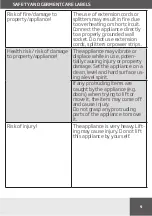 Preview for 9 page of Amica AWT714S Operating Instructions Manual