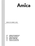 Предварительный просмотр 1 страницы Amica BK313.3 FA Operating Manual