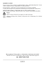 Preview for 2 page of Amica CD 4011 Operating Instructions Manual