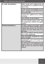 Предварительный просмотр 9 страницы Amica DFM636ACSDJ Operating Instructions Manual