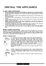 Preview for 11 page of Amica DFV41E6AISA Operating Instructions Manual