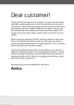 Preview for 4 page of Amica DIM42E6QD Operating Instructions Manual