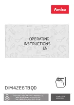 Предварительный просмотр 1 страницы Amica DIM42E6TBqD Operating Instructions Manual