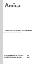 Preview for 1 page of Amica DP 6411 BG Instruction Manual