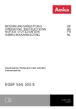 Preview for 1 page of Amica EGSP 566 100 E Operating Instructions Manual