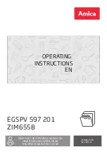 Preview for 1 page of Amica EGSPV 597 201 Operating Instructions Manual