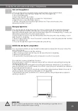 Preview for 29 page of Amica EGSPV 597 201 Operating Instructions Manual