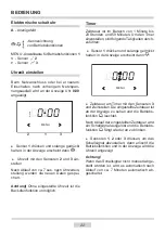 Предварительный просмотр 22 страницы Amica EHEG 933 100 E Manual